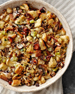 Sides: Sourdough + Wild Mushroom Stuffing