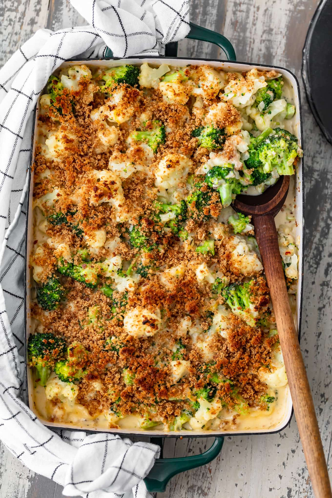 Sides: Broccoli + Cauliflower Gratin