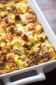 Breakfast: Sausage, Egg, & Cheddar Casserole